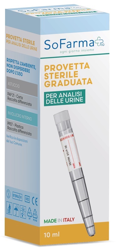 PROVETTA URINA 10 ML SOFARMAPIU' - farmascienza.it