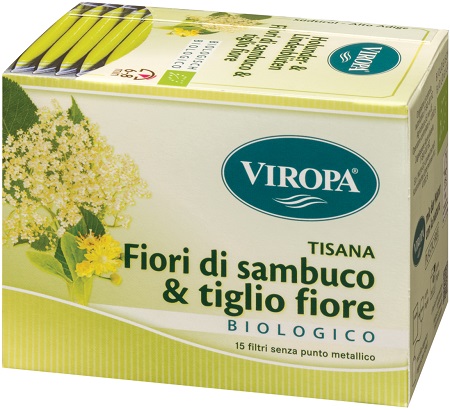 TISANA FIORI DI SAMBUCO & TIGLIO FIORE BIOLOGICO 15 BUSTINE - farmascienza.it