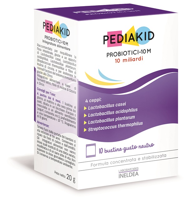 PEDIAKID PROBIOTICI 10M 10 BUSTINE - farmascienza.it