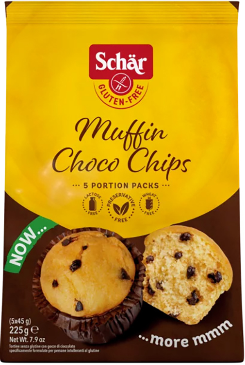 SCHAR MUFFIN CHOCO CHIP 225 G - farmascienza.it