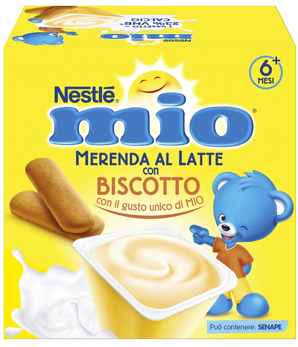 MIO MERENDA AL LATTE BISCOTTO 4 PEZZI DA 100 G - farmascienza.it