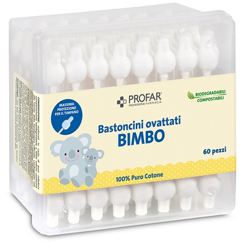 PROFAR BASTONCINI OVATTATI BIMBO 60 PEZZI - farmascienza.it