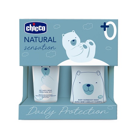 CHICCO NATURAL SENSATION SET BAGNOSHAMPOO+PASTA LENITIVA - farmascienza.it