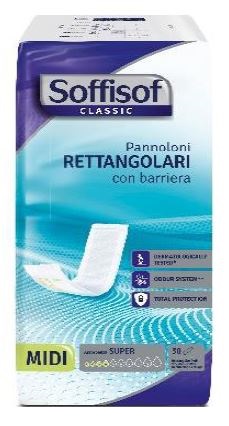 SOFFISOF CLASSIC PANNOLONE RETTANGOLARE CON BARRIERA 30 PEZZI - farmascienza.it