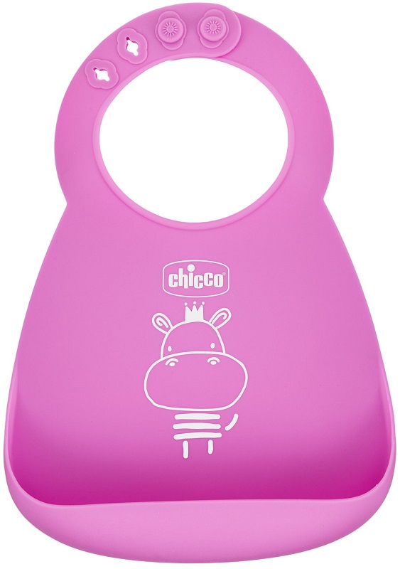 CHICCO BAVAGLIA SILICONE ROSA - farmascienza.it