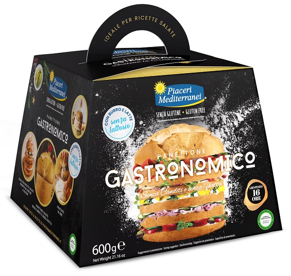 PIACERI MEDITERRANEI PANETTONE GASTRONOMICO 600 G - farmascienza.it