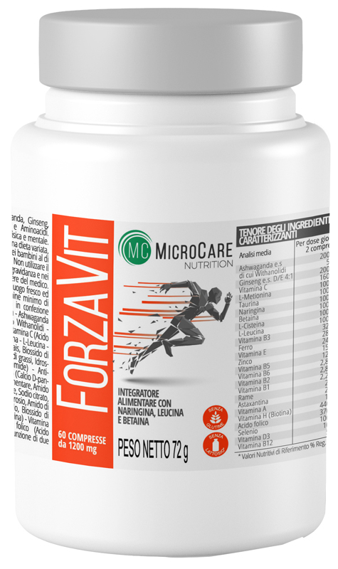 MICROCARE NUTRITION FORZA VIT 60 COMPRESSE - farmascienza.it
