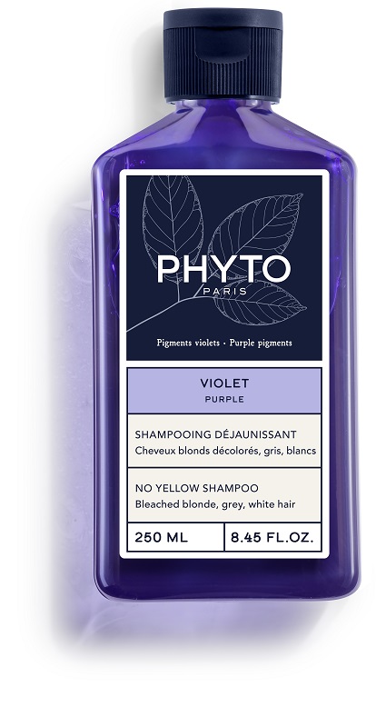 PHYTO PARIS VIOLET SHAMPOO ANTI GIALLO PER CAPELLI BIONDI DECOLORATI GRIGI BIANCHI 250 ML - farmascienza.it