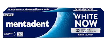 MENTADENT DENTIFRICIO WHITE NOW ORIGINAL 75 ML - farmascienza.it