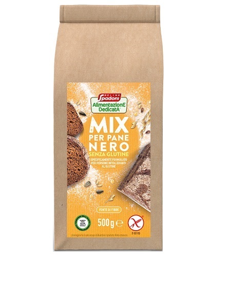 ALIMENTAZIONE DEDICATA MIX PANE NERO SENZA GLUTINE 500 G - farmascienza.it