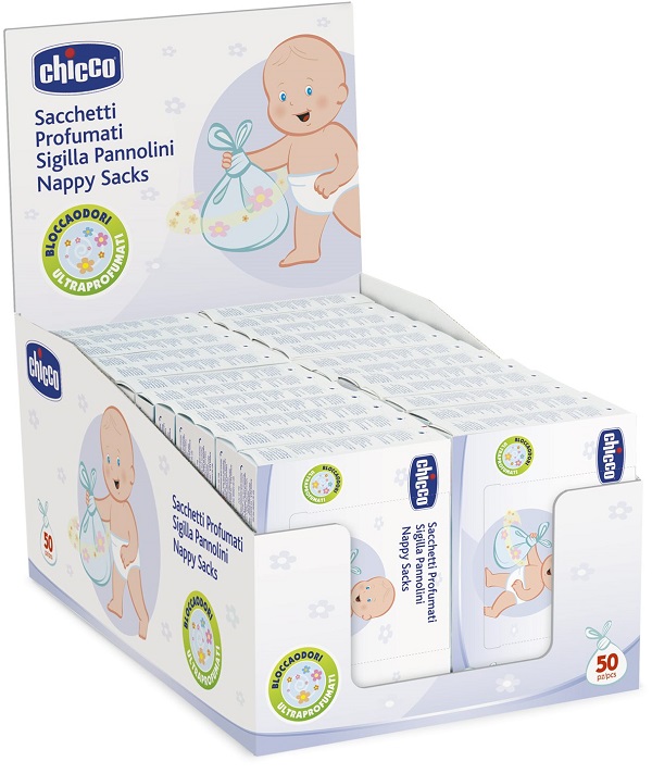CHICCO SACCHETTI PROFUMATI PANNOLINI 50 PEZZI - farmascienza.it