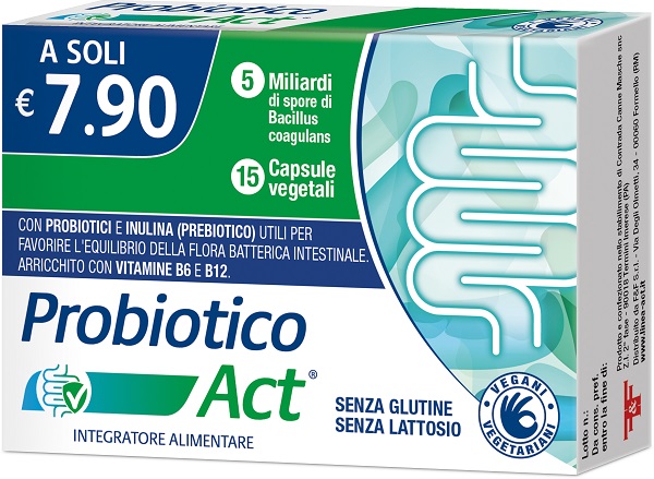 PROBIOTICO ACT 15 CAPSULE VEGETALI - farmascienza.it