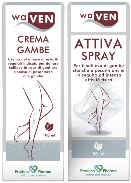 WAVEN CREMA GAMBE 100 ML + ATTIVA SPRAY 50 ML - farmascienza.it