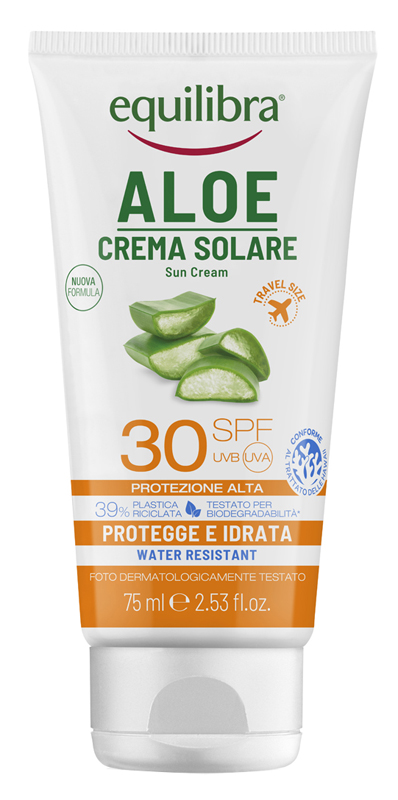 ALOE CREMA SOLARIE SPF30 MINITAGLIA 100 G - farmascienza.it