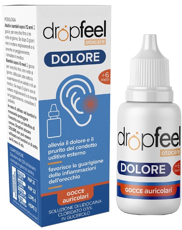 DROPFEEL OTOCARE DOLORE GOCCE AURICOLARI 7 ML - farmascienza.it