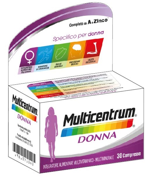 MULTICENTRUM DONNA 30 COMPRESSE - farmascienza.it