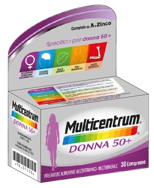 MULTICENTRUM DONNA 50+ 30 COMPRESSE - farmascienza.it