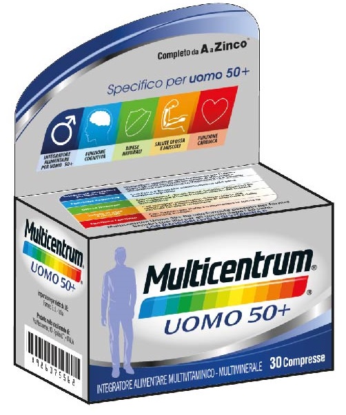 MULTICENTRUM UOMO 50+ 30 COMPRESSE - farmascienza.it