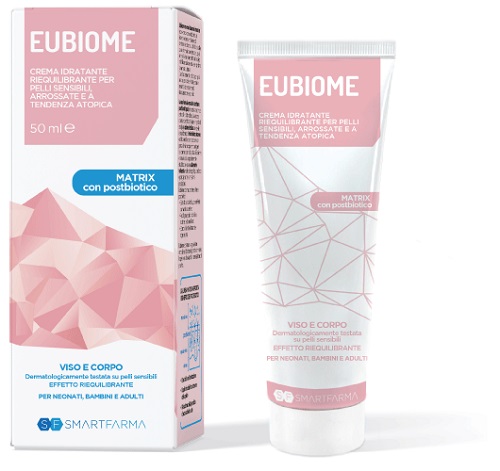EUBIOME CREMA IDRATANTE RIEQUILIBRANTE PELLI SENSIBILI ARROSSATE TENDENZA ATOPICA 150 ML - farmascienza.it