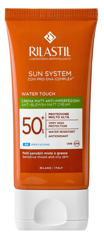 RILASTIL SUN SYSTEM WATER TOUCH FLUIDO SPF50+ 50 ML NUOVA FORMULAZIONE - farmascienza.it