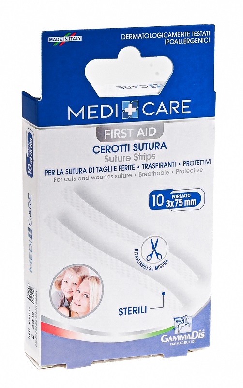 CEROTTO MEDICARE SUTURA STERILI 10 PEZZI - farmascienza.it