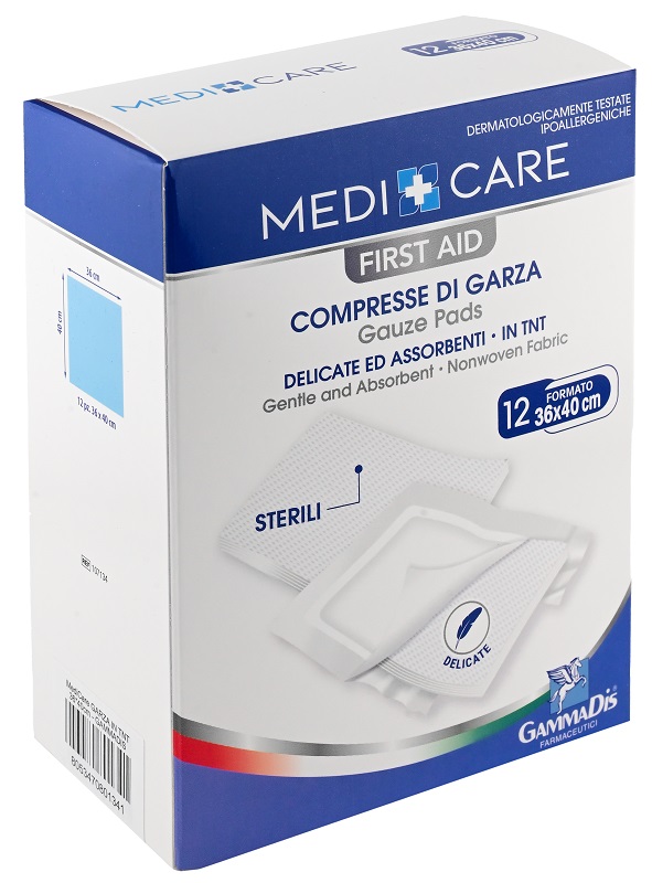 GARZA MEDICARE TNT 36X40 CM 12 PEZZI - farmascienza.it