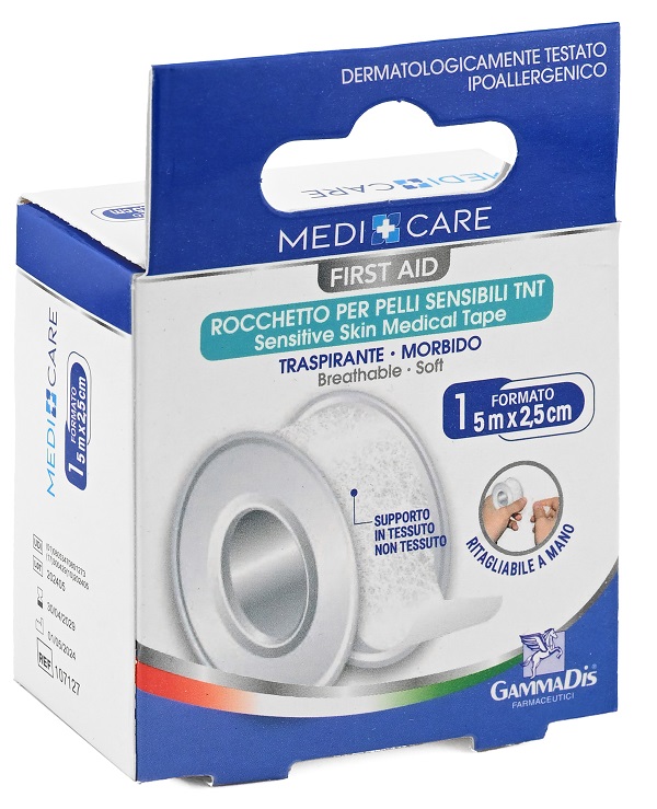 CEROTTO IN ROCCHETTO MEDICARE  TNT BIANCO 500X2,5 CM - farmascienza.it