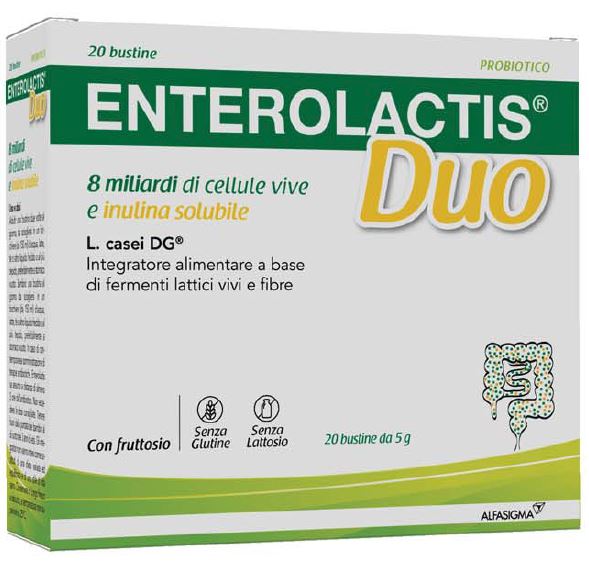 ENTEROLACTIS DUO INULINA 20 BUSTINE 5 G - farmascienza.it