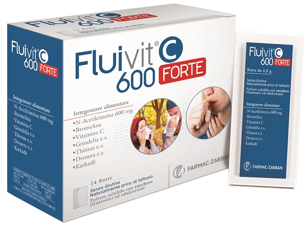 FLUIVIT C 600 FORTE 14 BUSTINE - farmascienza.it