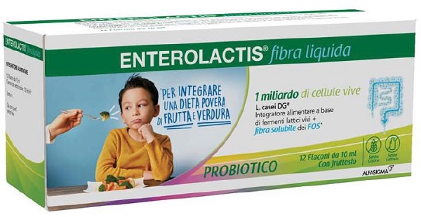 ENTEROLACTIS FIBRA LIQUIDA 12 FLACONCINI DA 10 ML - farmascienza.it