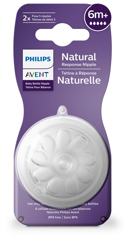 AVENT TETTARELLA NATURAL RESPONSE FLUSSO 5 6 MESI+ 2 PEZZI - farmascienza.it