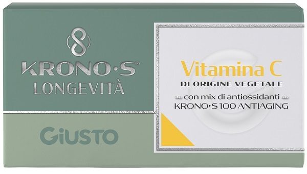 GIUSTO VITAMINA C KRONOS ORIGINE VEGETALE 30 COMPRESSE - farmascienza.it