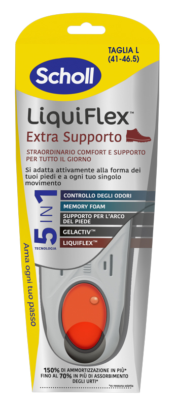 SCHOLL LIQUIFLEX EXTRA SUPPORT TAGLIA LARGE - farmascienza.it