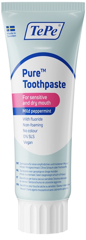 TEPE PURE MENTA PIPERITA DELICATA DENTIFRICIO 75 ML - farmascienza.it