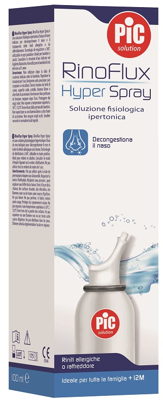 SOLUZIONE SALINA IPERTONICA SPRAY RINOFLUX HYPER PIC 100 ML - farmascienza.it