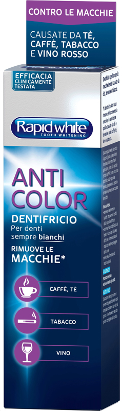 RAPID WHITE DENTIFRICIO ANTICOLOR 75 ML - farmascienza.it