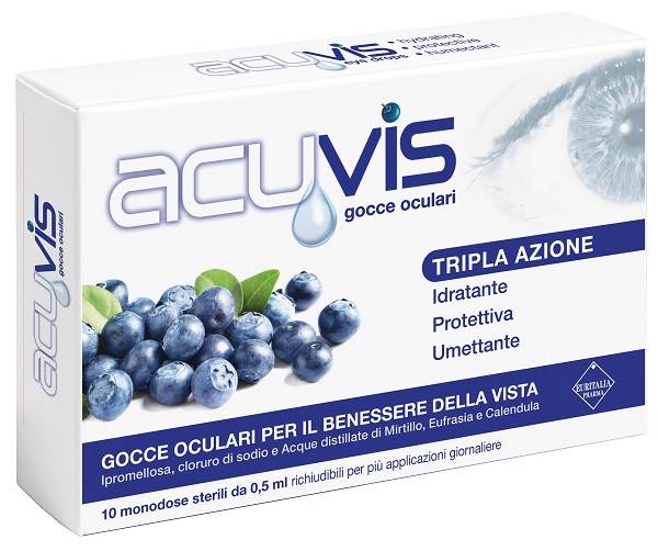 GOCCE OCULARI ACUVIS 10 FLACONCINI 0,5 ML - farmascienza.it