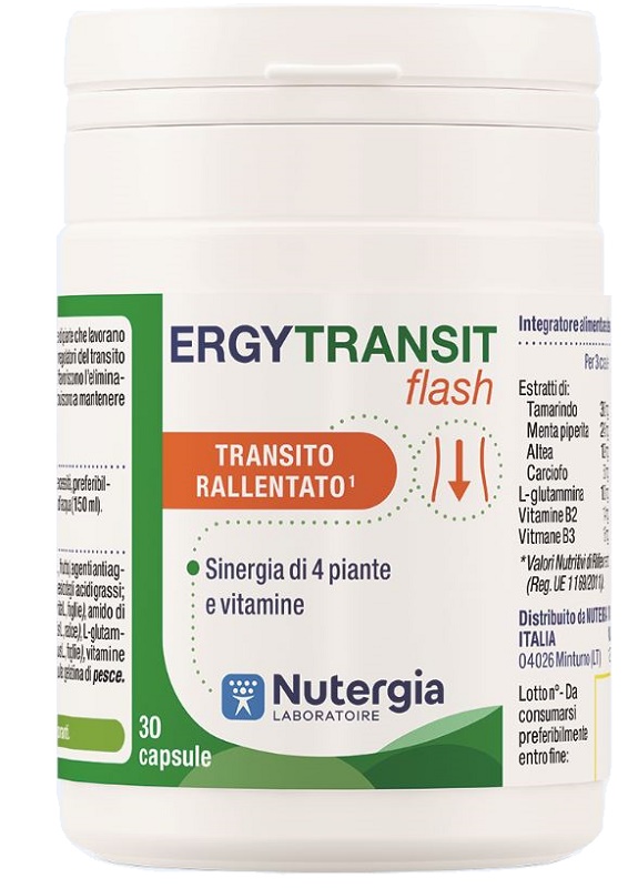 ERGYTRANSIT FLASH 30 CAPSULE - farmascienza.it