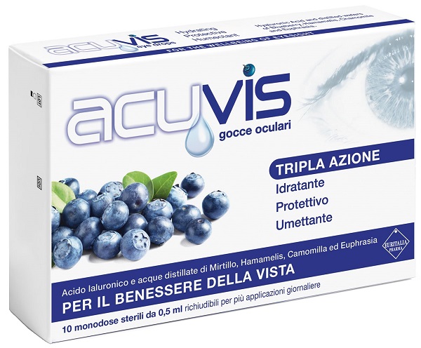GOCCE OCULARI ACUVIS 10 FLACONCINI 0,5 ML - farmascienza.it
