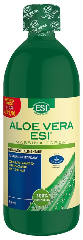 ESI ALOE VERA SUCCO MASSIMA FORZA 500 ML OFFERTA - farmascienza.it