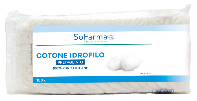 COTONE IDROFILO PRETAGLIATO 100 G SOFARMAPIU' - farmascienza.it