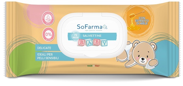 SALVIETTINE BABY MIELE 72 PEZZI SOFARMAPIU' - farmascienza.it