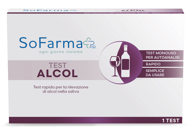 TEST AUTODIAGNOSTICO RAPIDO ALCOL SOFARMAPIU' - farmascienza.it