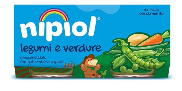 NIPIOL OMOGENEIZZATO LEGUMI E VERDURE 2 PEZZI DA 80 G - farmascienza.it
