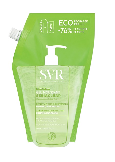 SEBIACLEAR GEL MOUSSANT REFILL 400 ML - farmascienza.it