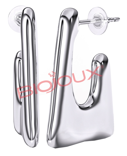 BJT297 ORECCHINI ALIZEE 20 MM STAINLESS STEEL - farmascienza.it