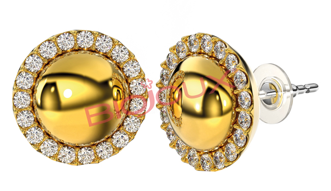 BJT304 ORECCHINI ADRIENNE 1 GOLD PLATED - farmascienza.it