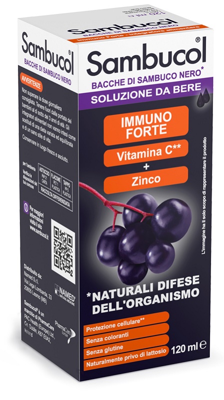 SAMBUCOL LIQUIDO DA BERE 120 ML - farmascienza.it