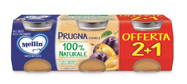 MELLIN OMOGENEIZZATO PRUGNA 3 PEZZI DA 100 G - farmascienza.it