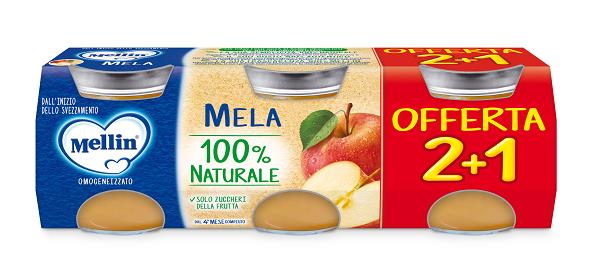 MELLIN OMOGENEIZZATO MELA 3PZ DA 100 G - farmascienza.it